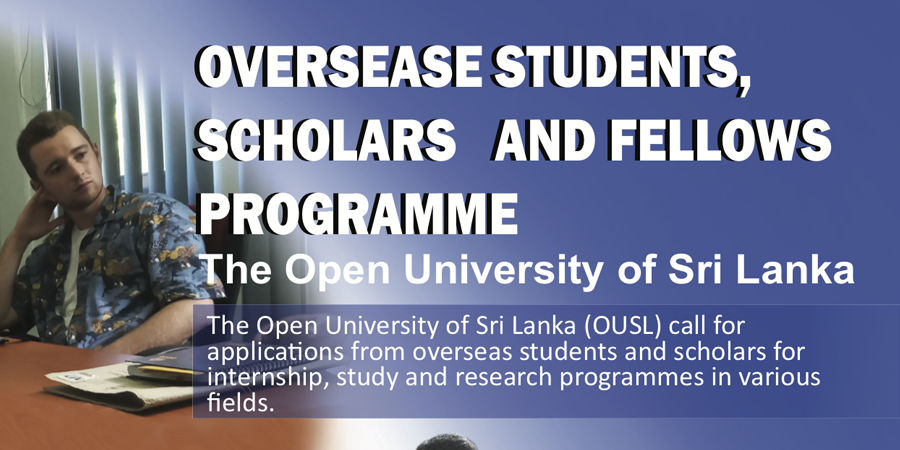 You are currently viewing OUSL ศรีลังกา เปิดรับนักศึกษาแลกเปลี่ยน นักวิชาการ และนักวิจัย