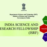ทุน India Science and Research Fellowship (ISRF) 2021-2022